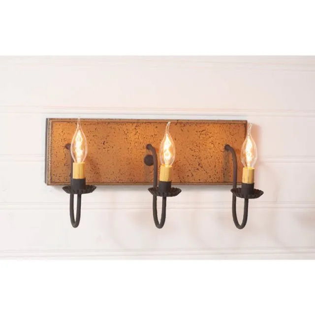 3 Light Vanity Light in Pearwood