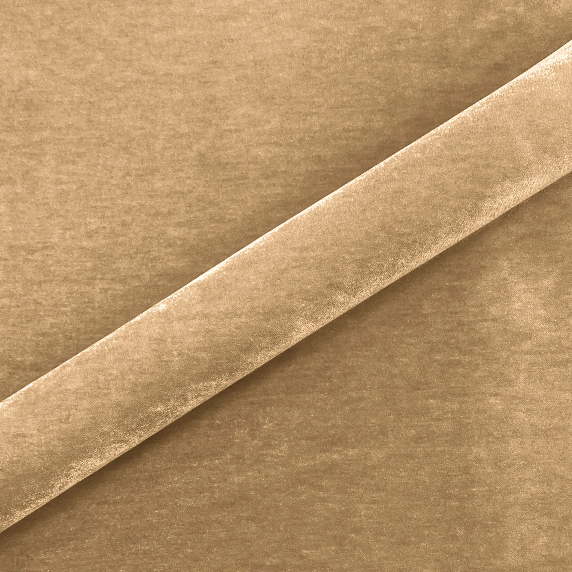 Beige Modern Solid Plush velvet Upholstery Fabric 54"