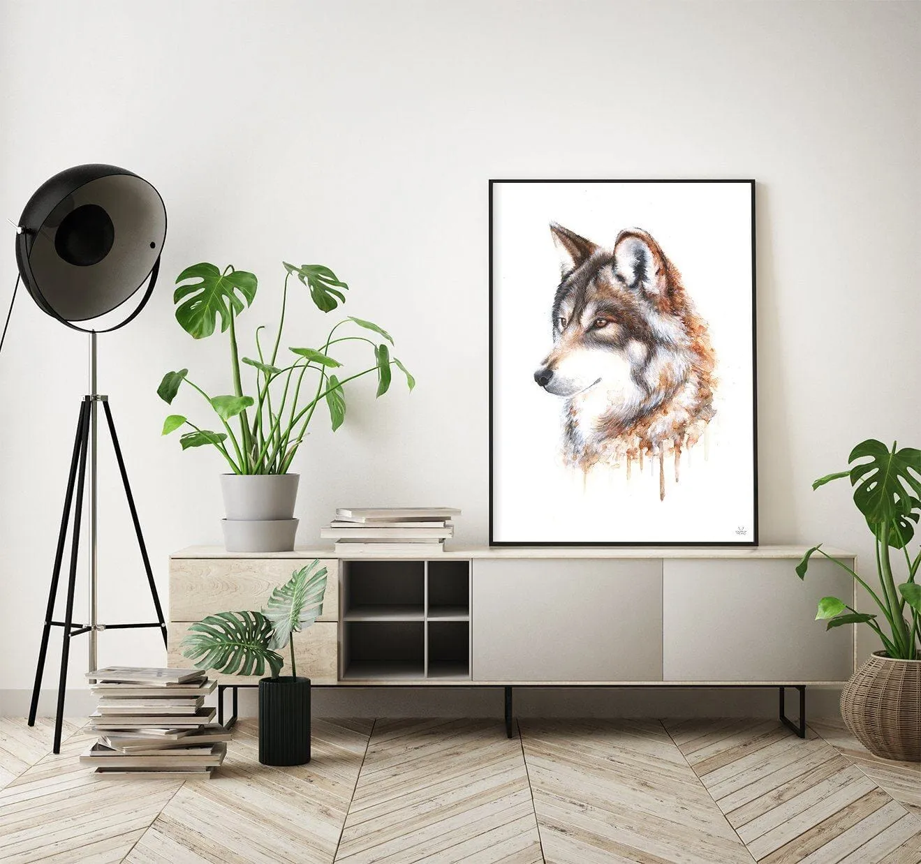 Brown Wolf Fine Art Print