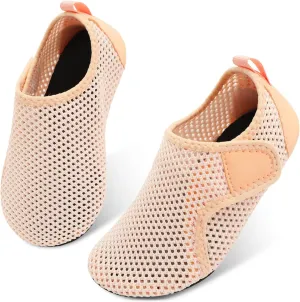L-RUN Toddler Water Shoes Quick Drying Barefoot Boys Girls Aqua Socks Kids Swim Shoes for Beach Pool Surfing Yoga
