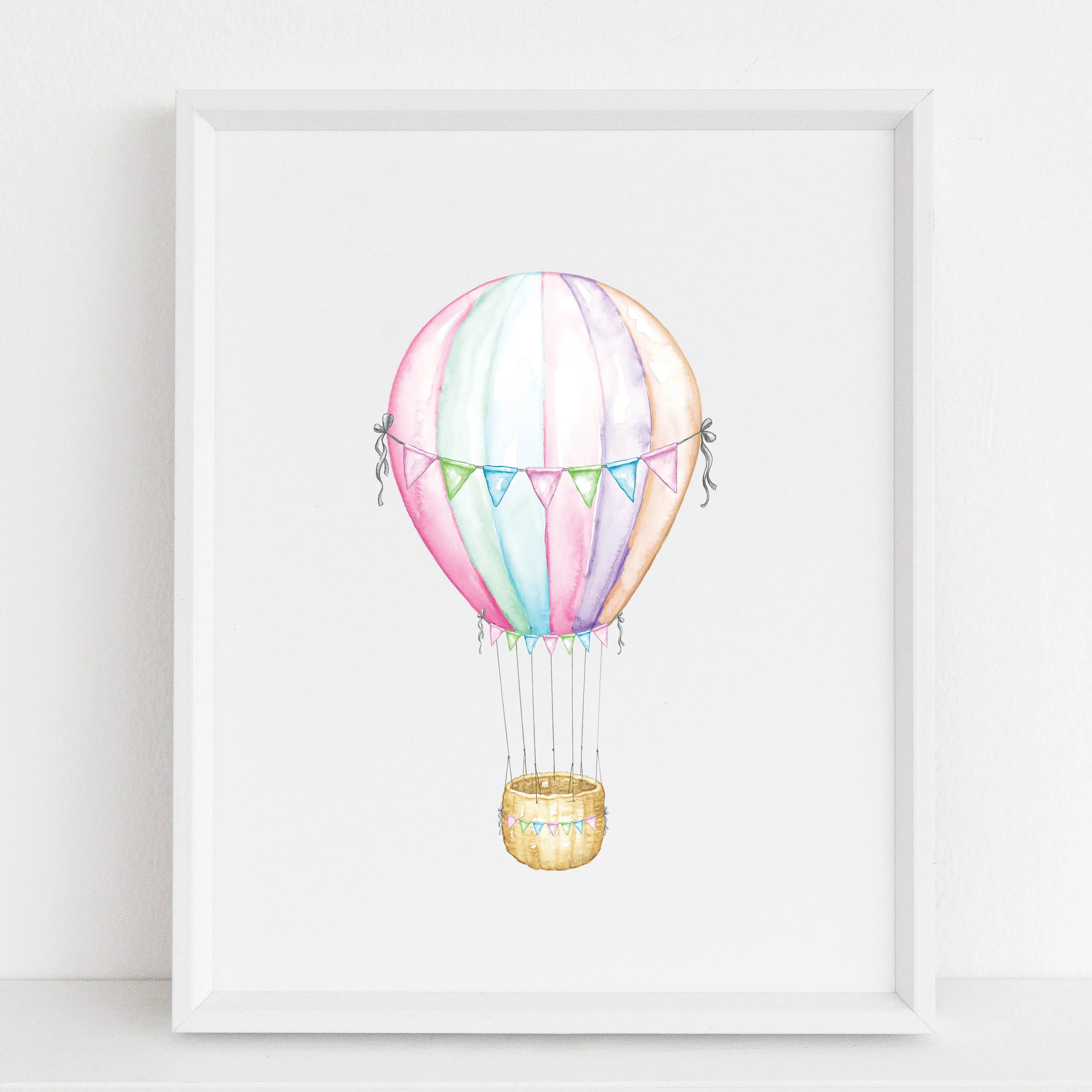 Rainbow Hot Air Balloon