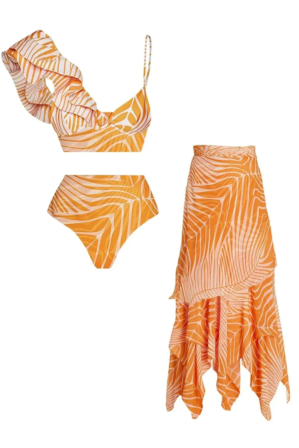 Retro Chic Deep V Swimsuit
