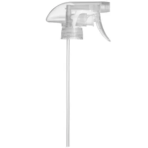 Sally's Organics Clear Spray Nozzle - Replacement Trigger Sprayer for 16oz Glass Spray Bottles - Adjustable Mist & Stream Spray Bottle Top