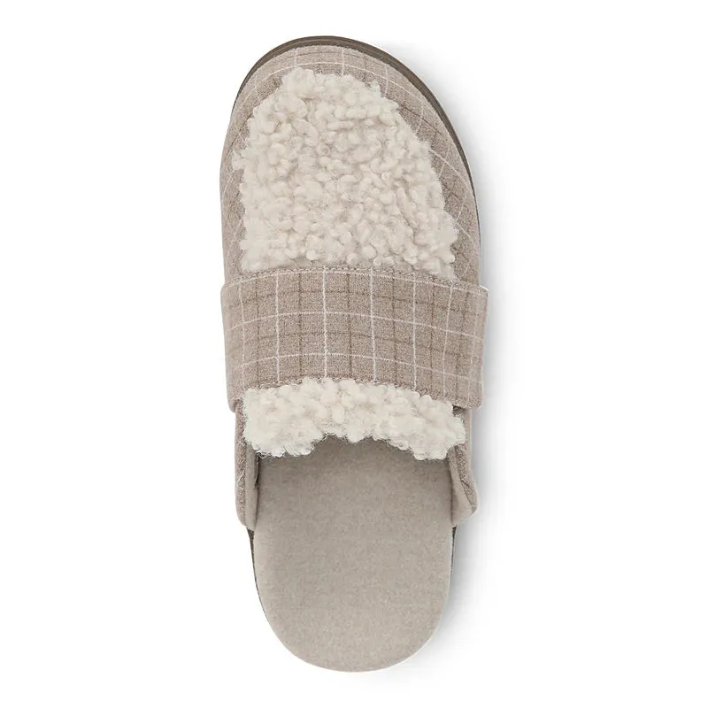 Vionic Women's Gemma II Cream Plaid
